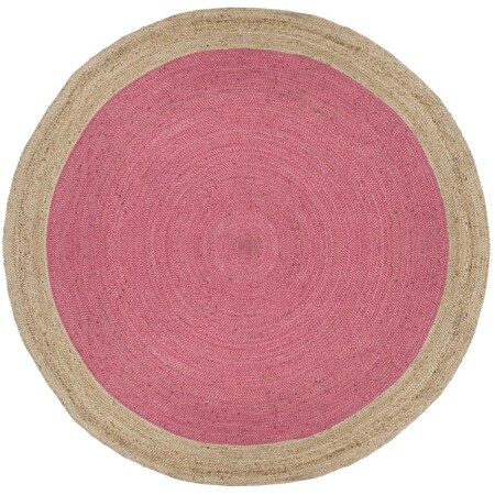 Safavieh 5 x 5 ft. Hudson Shag Power Loomed Round Area RugIvory & Beige SGH280D-5R